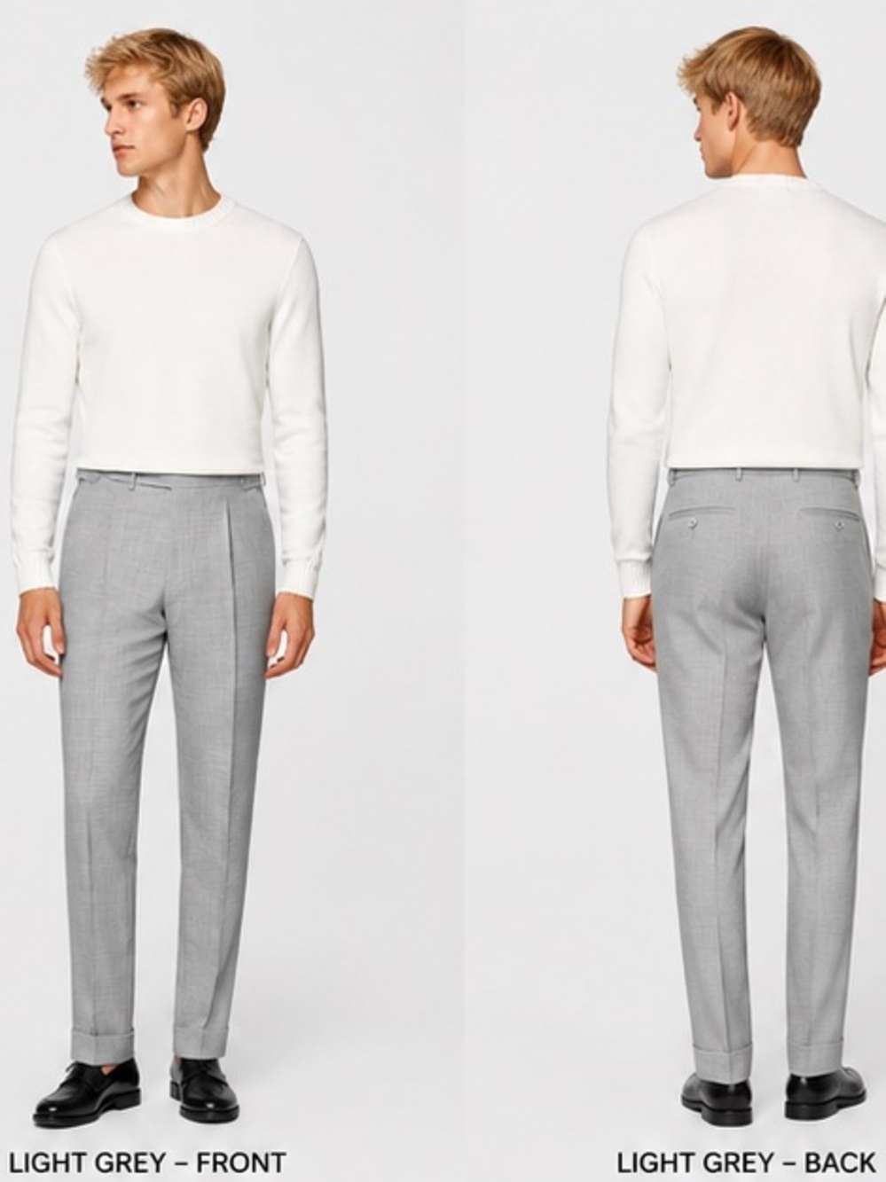 SuitSupply Light Grey Vigo ZC Trousers